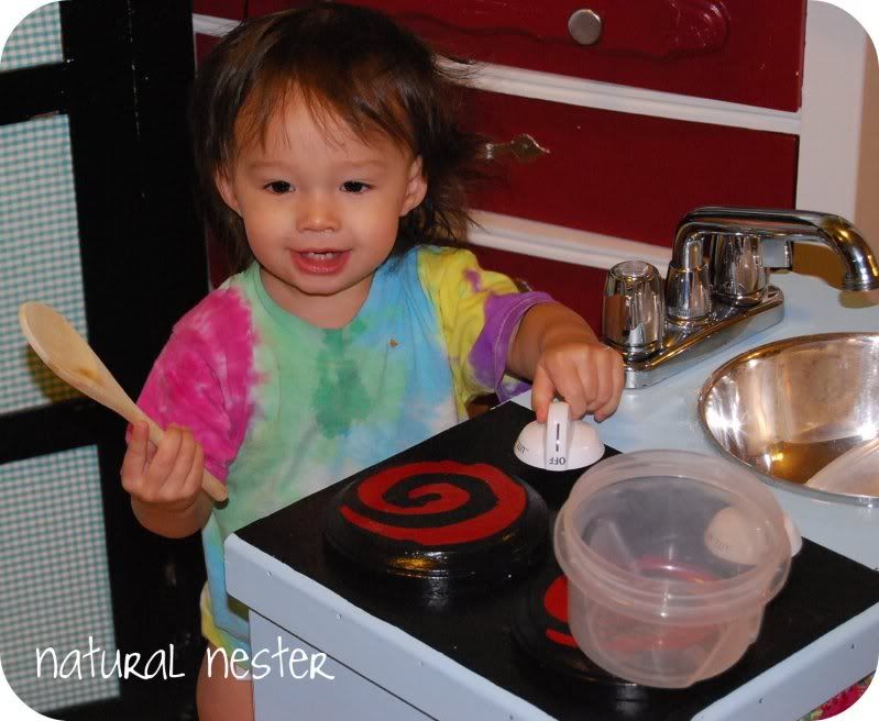 Natural Nester Play Kitchen FINALLY!!!